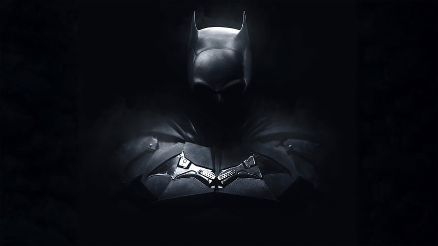 Dark and Moody Batman Suit Close-Up in Shadows, The Batman 2022 Batman Logo Dark Black Backgrounds Batman, the batman 2022 black HD wallpaper