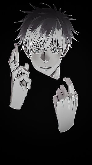 Gojo Satoru Jujutsu Kaisen Anime Character Portrait HD phone wallpaper