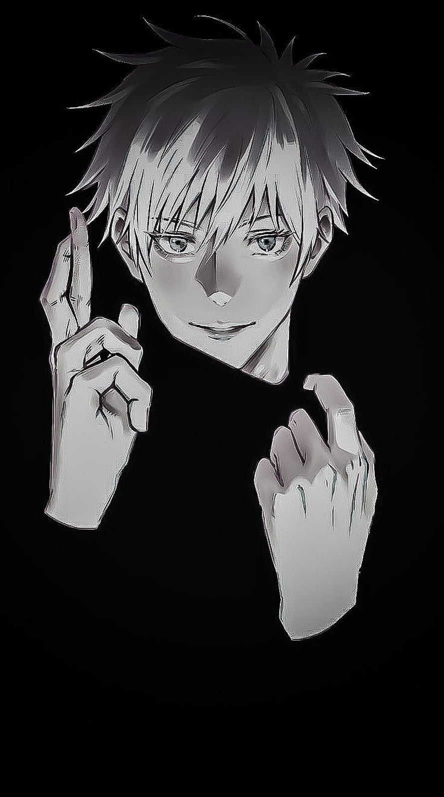 Gojo Satoru Jujutsu Kaisen Anime Character Portrait HD phone wallpaper