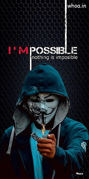 Anonymous Hacker Guy In Hoodie With Guy Fawkes Mask Holding Lighter HD phone wallpaper