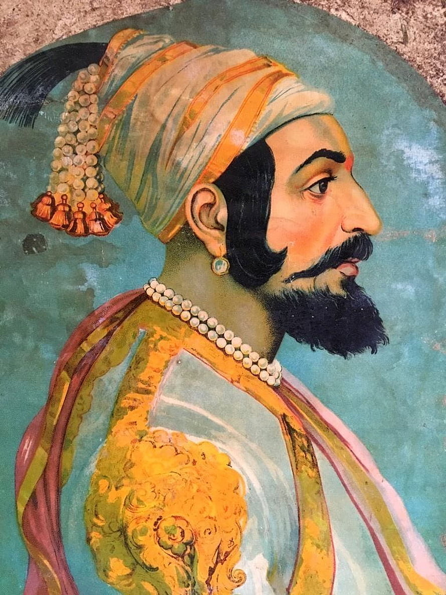 Portrait of a Mughal Emperor in Traditional Turban and Ornate Attire HD phone wallpaper