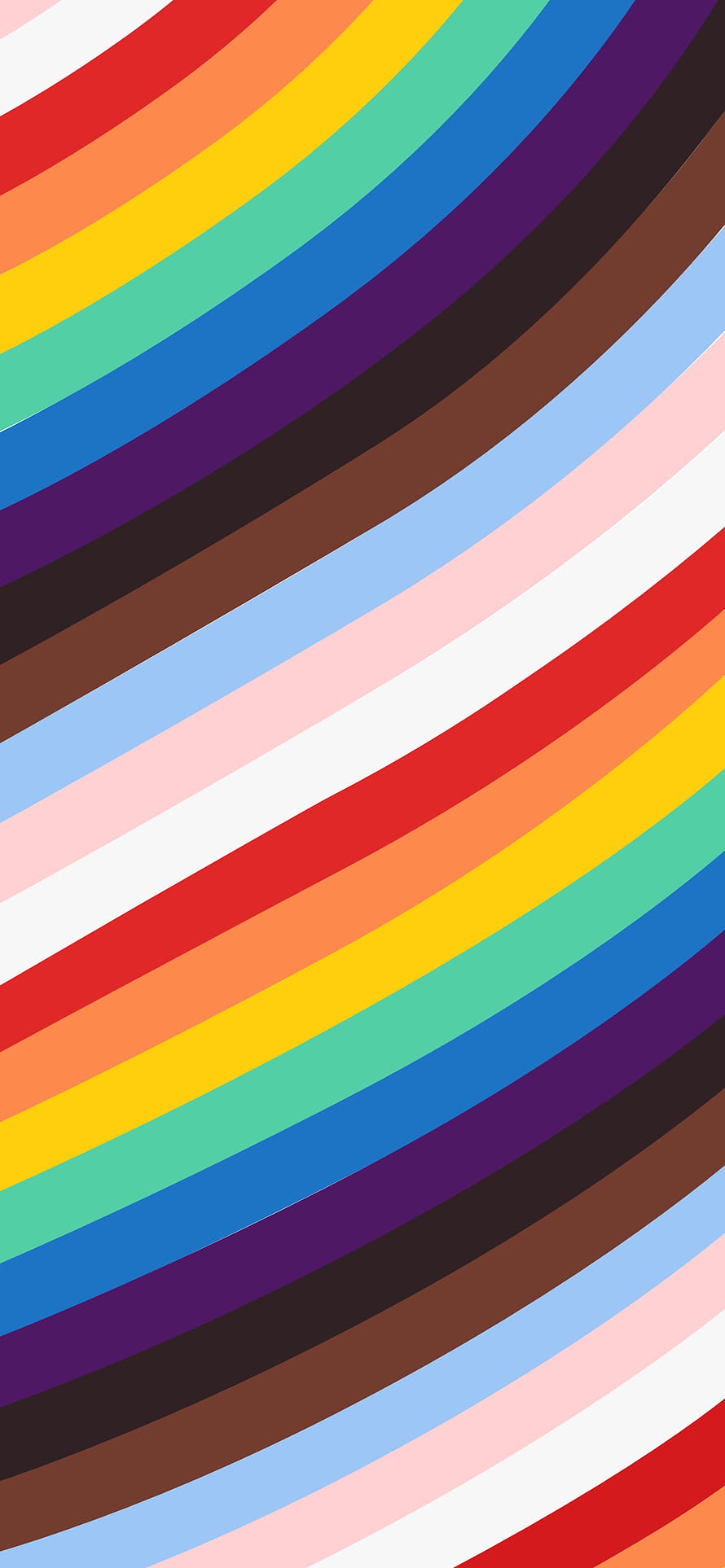 Progress Pride Flag Diagonal Stripes Abstract Colorful Wallpaper HD phone wallpaper