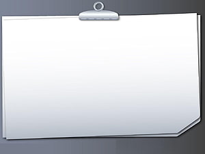 Minimalist White Paper Sheet With Metal Clip On Dark Gray Background HD wallpaper