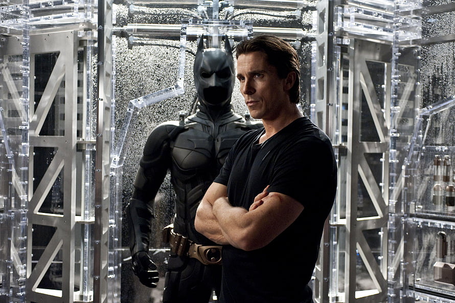 Bruce Wayne and Batman Suit in The Dark Knight Rises, 208 The Dark Knight Rises, bruce wayne HD wallpaper