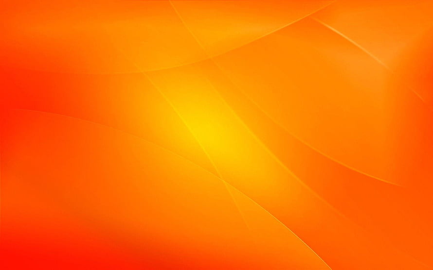 Vibrant Orange Gradient Abstract Background with Soft Curved Light Streaks HD wallpaper