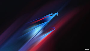 Aorus Gaming Logo Abstract Design With Blue And Red Light Streaks On Dark Background HD wallpaper