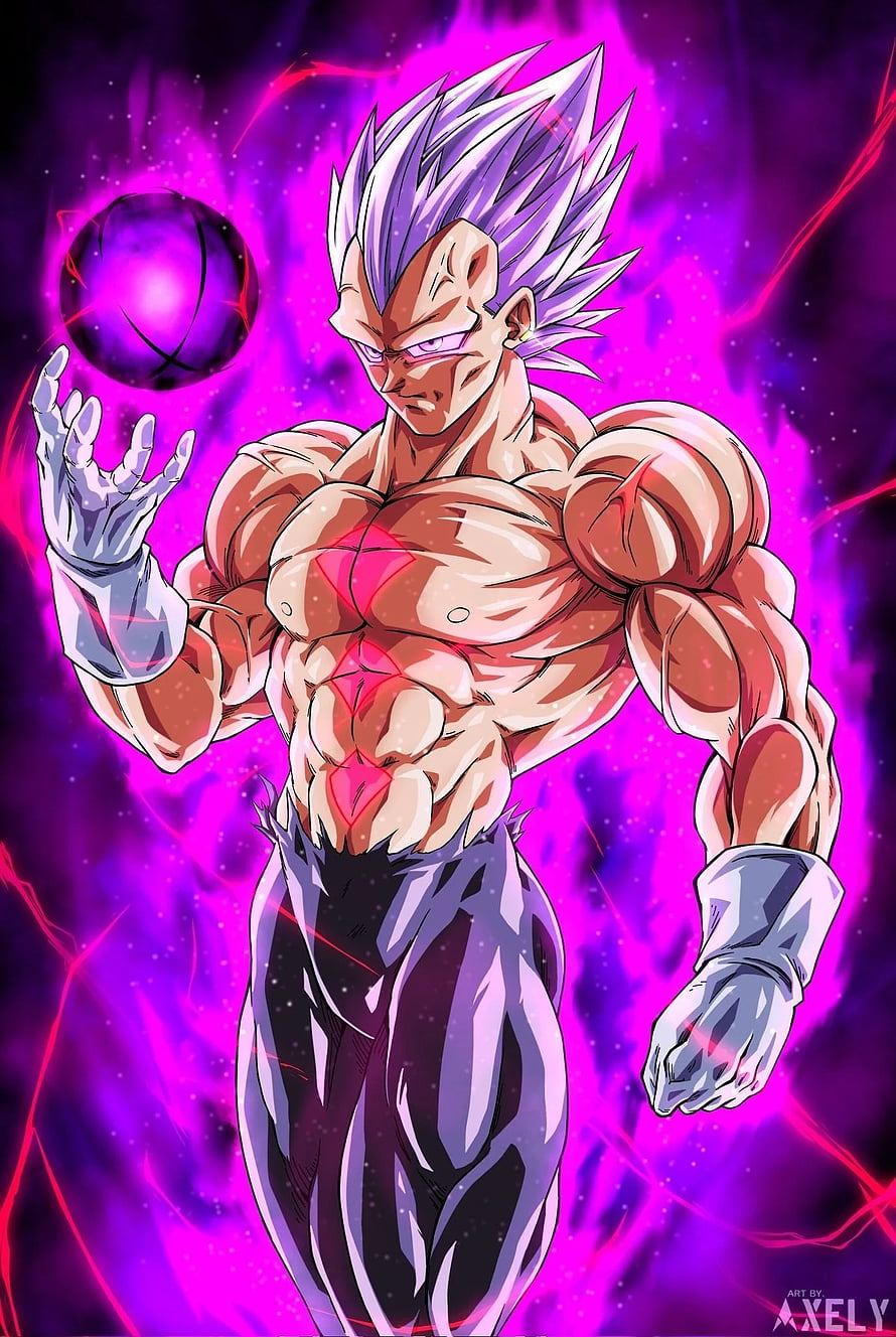 Vegeta Ultra Ego Form Dragon Ball Super Anime Wallpaper HD phone wallpaper