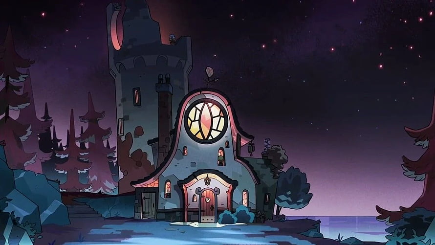 The Owl House Boiling Isles Night Scene Animated Wallpaper HD wallpaper