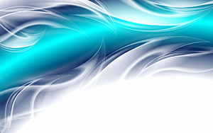 Abstract Blue and White Swirling Waves Digital Art Background HD wallpaper