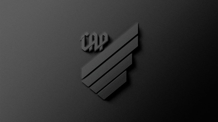 Athletico Paranaense Furacão Logo on Dark Textured Background HD wallpaper