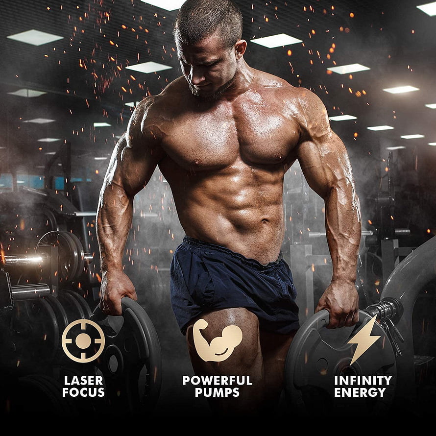 Muscular Athlete Lifting Barbell Plates in Dark Gym with Sparks and Sweat HD phone wallpaper
