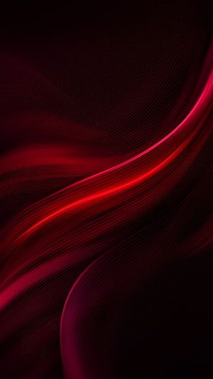 Abstract Dark Red Flowing Light Streaks on Black Background HD phone wallpaper