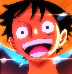 Monkey D. Luffy Joy Boy Transformation Close-Up Anime Wallpaper HD phone wallpaper