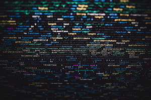Colorful JavaScript Code on Dark Screen with Syntax Highlighting HD wallpaper
