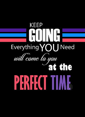 Keep Going Motivational Quote with Transgender Pride Flag Stripes on Black Background HD phone wallpaper