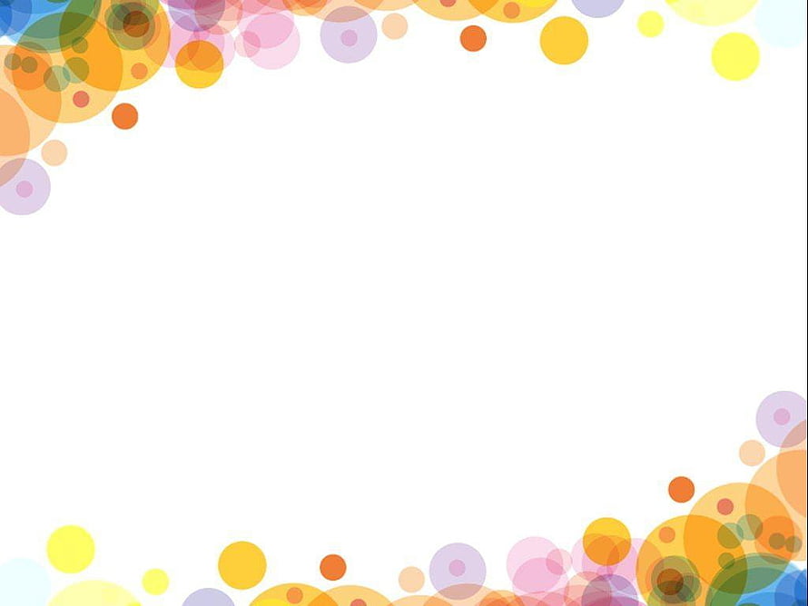 Colorful Abstract Circle Border Design With White Space HD wallpaper