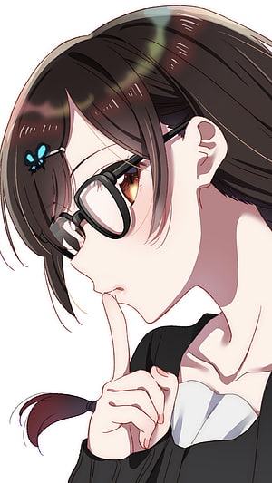 Chizuru Mizuhara from Rent a Girlfriend in a Close-Up Anime Portrait HD phone wallpaper