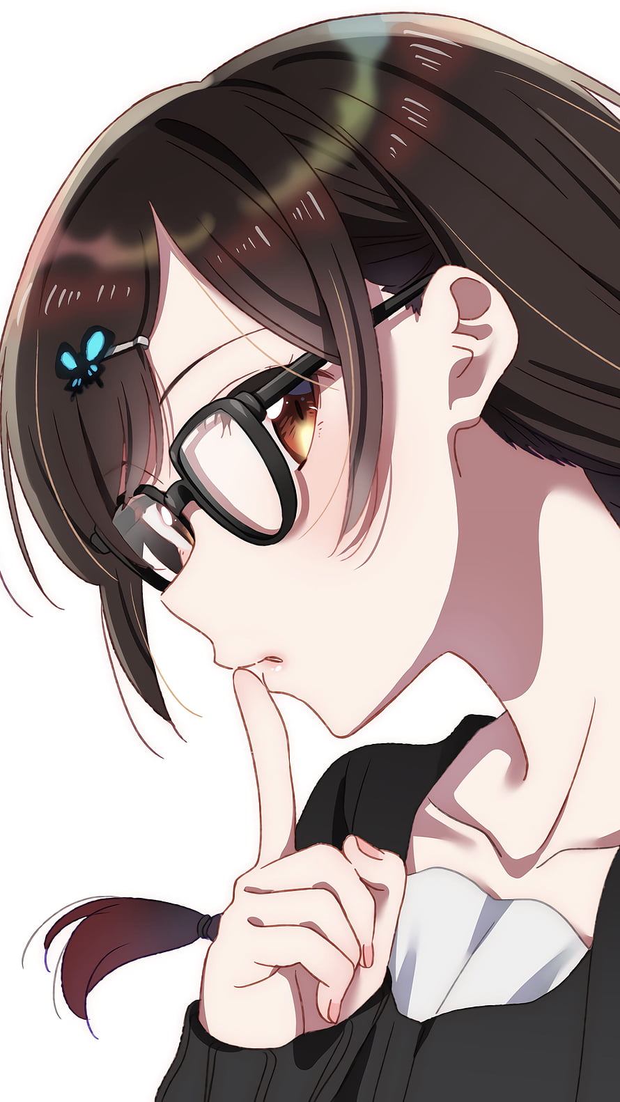 Chizuru Mizuhara from Rent a Girlfriend in a Close-Up Anime Portrait HD phone wallpaper