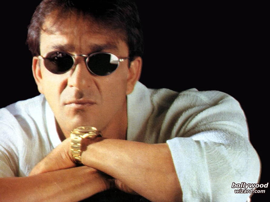Sanjay Dutt in Round Sunglasses and White Shirt with Gold Watch HD wallpaper