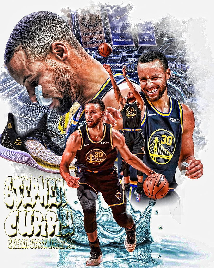 Stephen Curry Golden State Warriors Basketball Player Artwork HD phone wallpaper