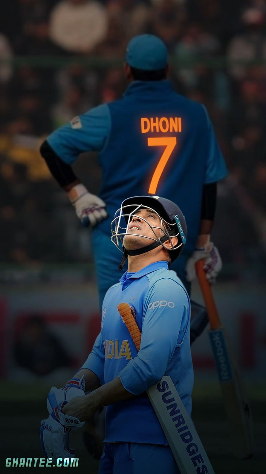 MS Dhoni Indian Cricket Team Wallpaper HD phone wallpaper