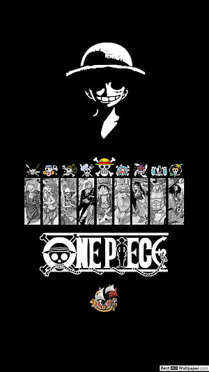 One Piece Straw Hat Pirates Crew Members Anime Manga Wallpaper, One Piece Mobile Dark, #one piece mobile HD phone wallpaper