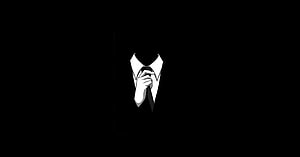 Minimalist Black and White Illustration of a Hand Adjusting a Suit Tie Against a Dark Background HD wallpaper
