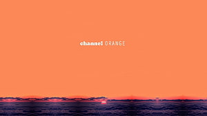 Channel Orange Album Artwork with Sunset Horizon and Clouds HD wallpaper