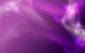 Abstract Purple Bokeh Background with Soft Light Flares and Sparkling Particles HD wallpaper