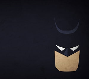 Minimalist Batman Mask Wallpaper Dark Background, Apple Watch Face, #watch face HD wallpaper
