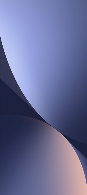 Abstract Minimalist Curved Shapes in Blue and Pink Gradient HD phone wallpaper