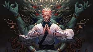 Naruto Uzumaki Six Paths Sage Mode with Six-Tails Avatar Anime Wallpaper HD wallpaper