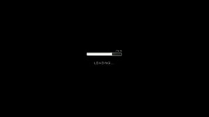 Minimalist Black Loading Bar Interface with 75 Percent Progress Indicator HD wallpaper