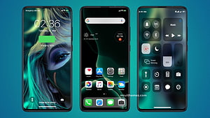 iOS 13 Style MIUI Theme for Android Smartphones with Custom Lock Screen and Control Center HD wallpaper