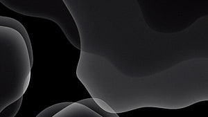 Dark Grey Abstract Organic Shapes Minimalist Wallpaper HD wallpaper