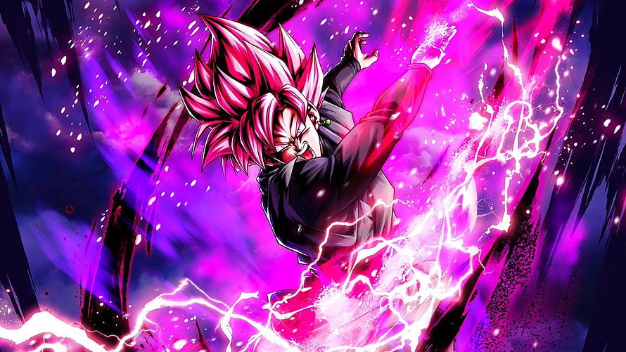 Goku Black Super Saiyan Rose Dragon Ball Super Anime Wallpaper HD wallpaper