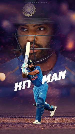 Virat Kohli Indian Cricket Team Player Hitting Ball Action Shot Wallpaper HD phone wallpaper