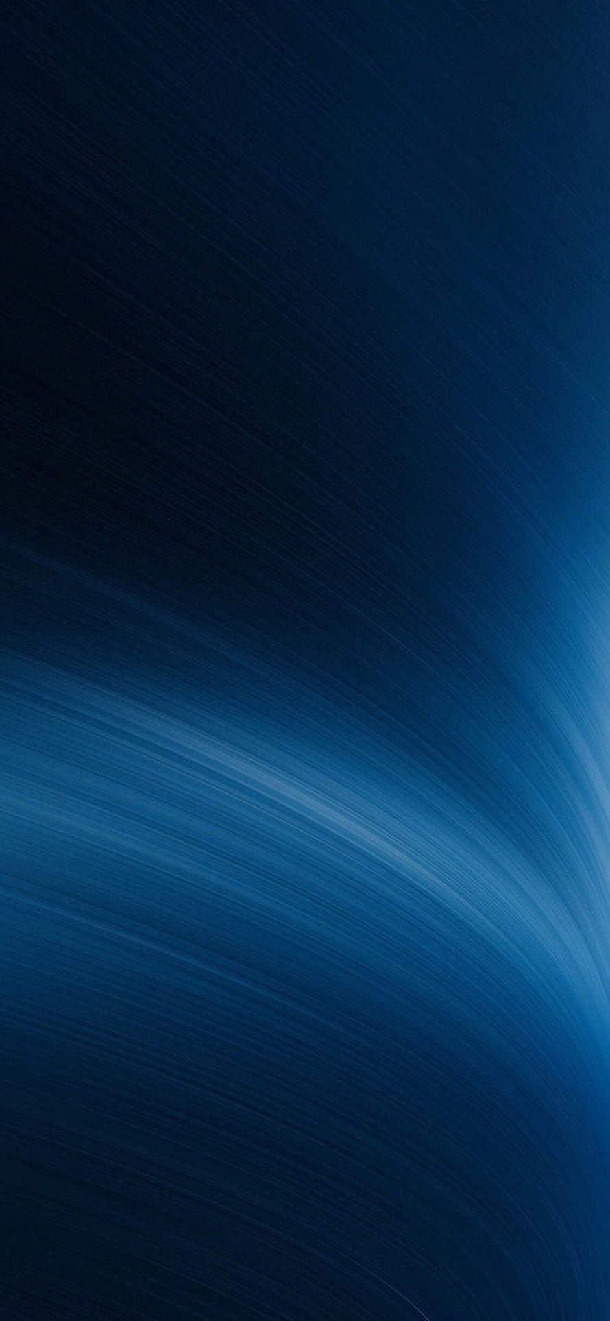 Abstract Dark Blue Gradient Wallpaper With Flowing Light Streaks And Smooth Curves HD phone wallpaper