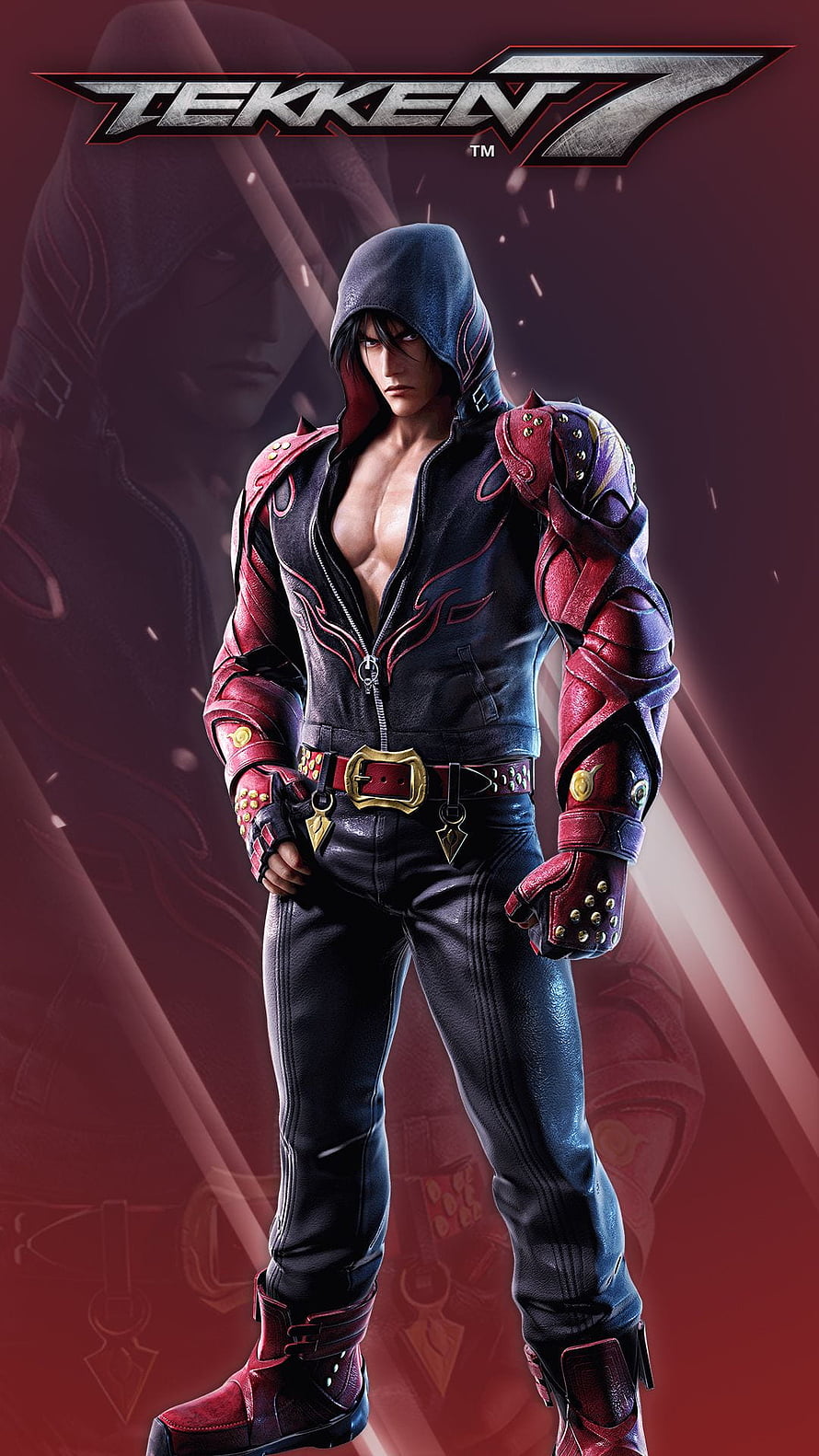 Jin Kazama Character Art from Tekken 7 Fighting Game HD phone wallpaper