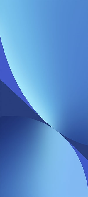 Abstract Blue Gradient Wallpaper With Smooth Curved Lines And Minimalist Design HD phone wallpaper