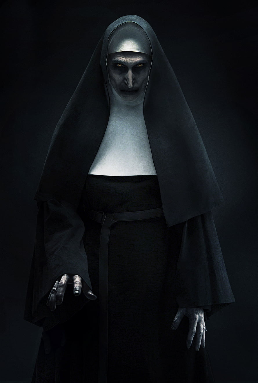 Valak The Nun Character Portrait From The Conjuring Universe Horror Film HD phone wallpaper