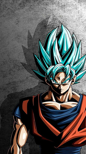 Dragon Ball Super Goku Ultra Instinct Blue Form Anime Wallpaper HD phone wallpaper
