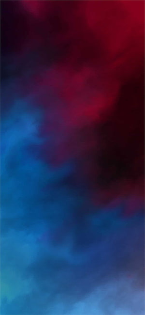 Abstract Smoke Clouds in Deep Red and Blue Tones HD phone wallpaper