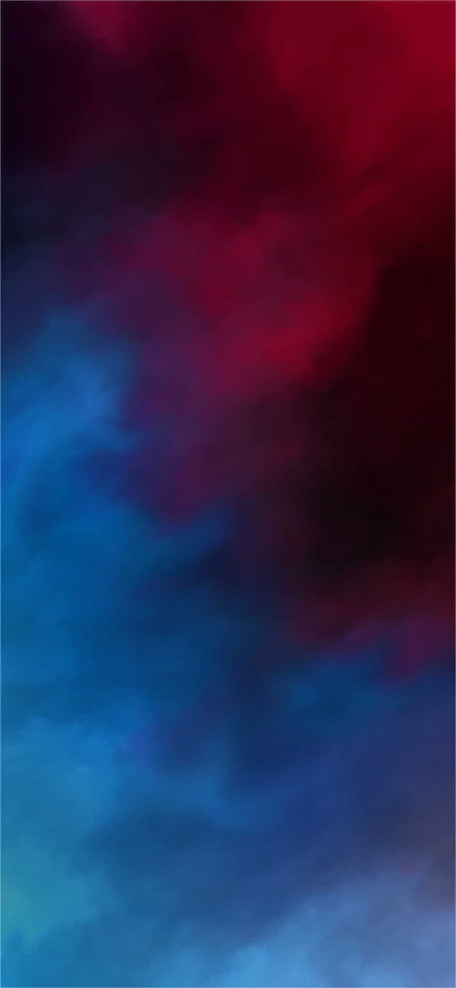 Abstract Smoke Clouds in Deep Red and Blue Tones HD phone wallpaper