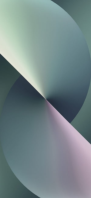 Minimalist Abstract Geometric Wallpaper with Soft Gradient Curves in Muted Teal and Lavender Tones HD phone wallpaper
