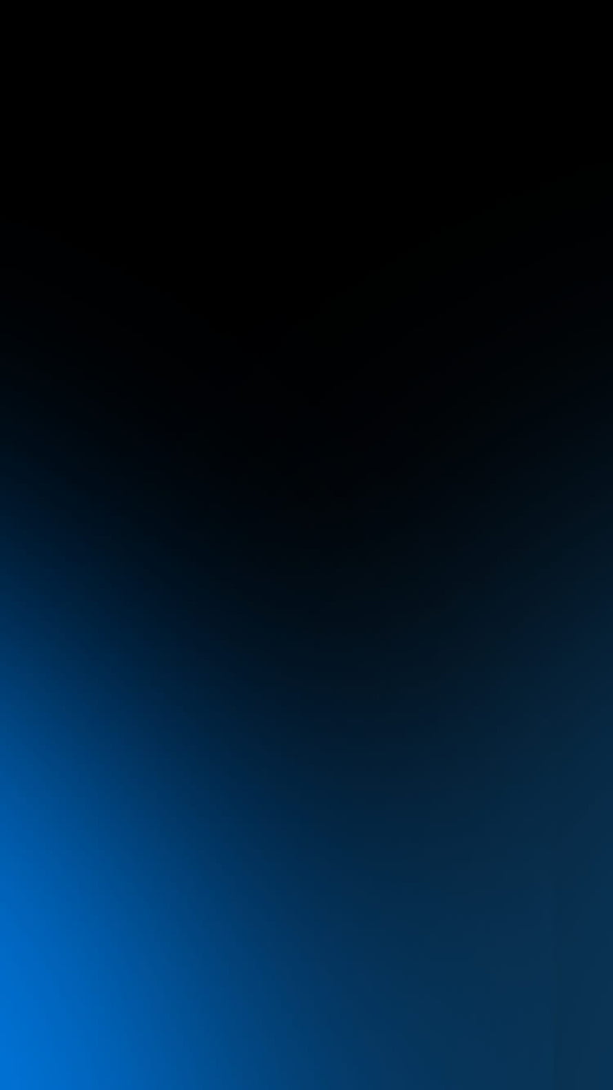 Dark Blue Gradient Background with Smooth Black to Deep Ocean Blue Transition HD phone wallpaper