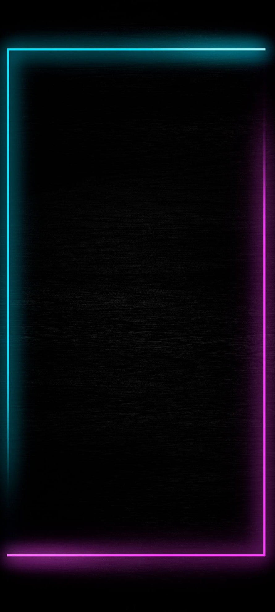 Neon Blue and Pink Light Frame on Dark Textured Background HD phone wallpaper