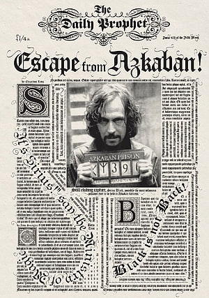 Harry Potter Sirius Black Azkaban Prison Mugshot Daily Prophet Newspaper HD phone wallpaper