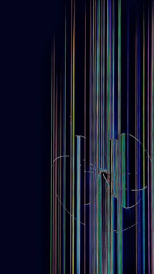 Glitch Art Vertical Color Streaks on Dark Background HD phone wallpaper