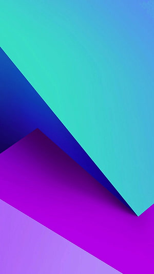 Vibrant Geometric Gradient Abstract Wallpaper with Layered Triangular Shapes in Cyan, Blue, and Purple HD phone wallpaper